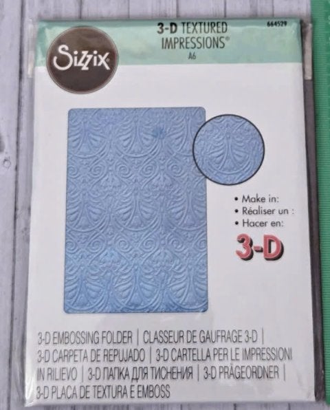 Sizzix 3-D Textured Impressions - Baroque, Hobby en Vrije tijd, Ophalen of Verzenden, Nieuw, Overige typen, Sizzix