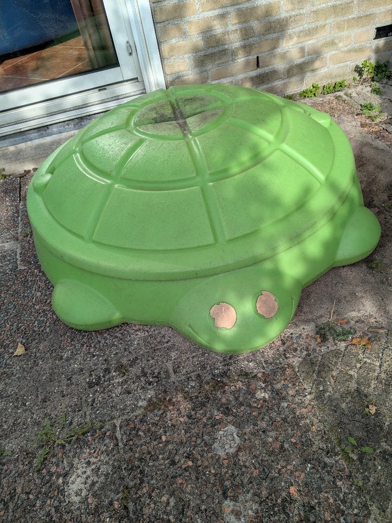 Schildpad zandbak - Groen, Kinderen en Baby's, Ophalen, Gebruikt