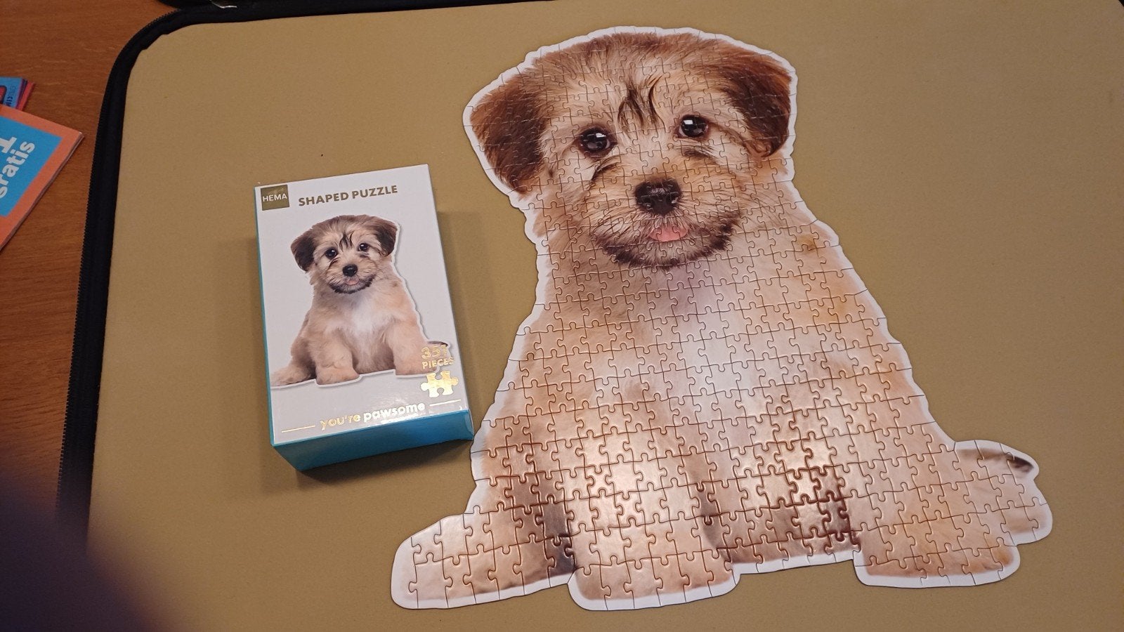 puzzel hond 351 stukjes, Ophalen of Verzenden, Minder dan 500 stukjes, Zo goed als nieuw, Legpuzzel
