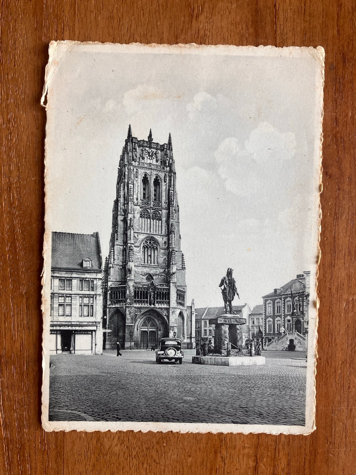 Tongeren: Basiliek en Standbeeld Ambiorix, Ophalen of Verzenden, 1940 tot 1960, Ongelopen, Limburg