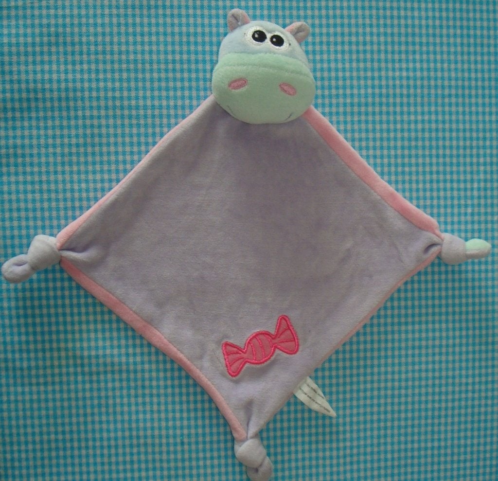 JJA SOS knuffeldoekje NIJLPAARD paars / roze snoepje DOUDOU, Ophalen of Verzenden, Gebruikt, Overige typen, Wasbaar
