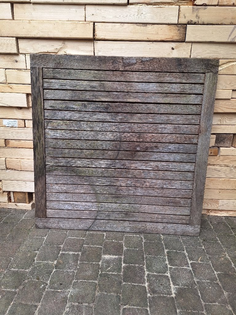 Tafel blad tuin hardhout voor hobbyist, Ophalen, Gebruikt, Vierkant, Hout