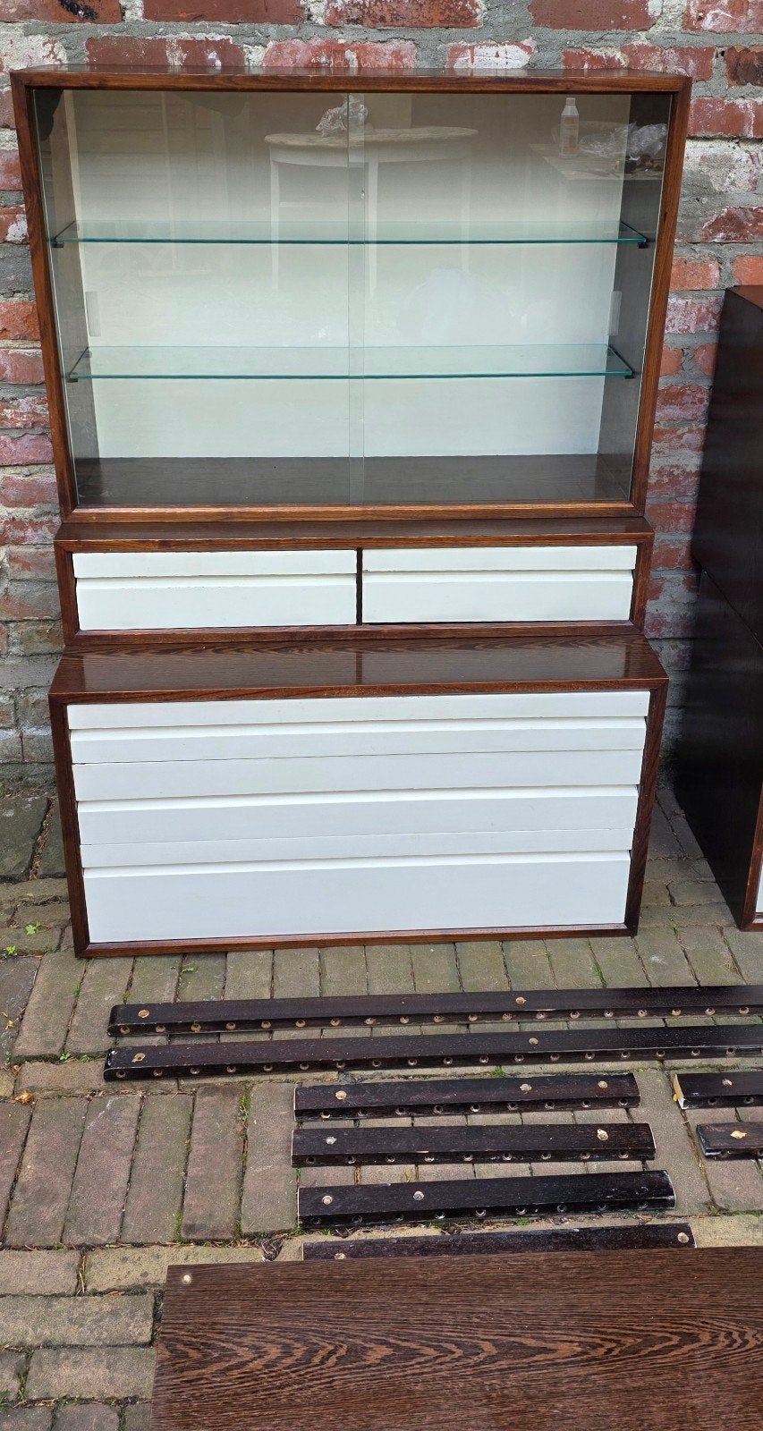 Vintage, design wandmeubel Poul Cadovius. Royal System, Ophalen, Poul Cadovius, Royal System