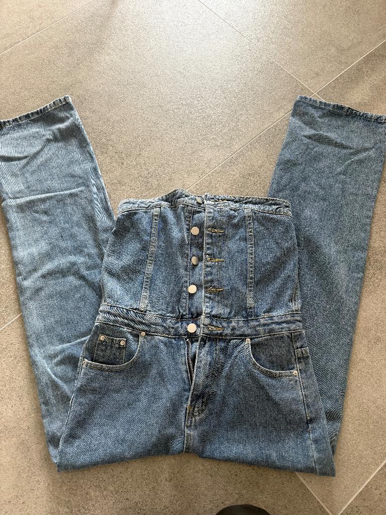 spijkerpak maat XS zara, Kleding | Dames, Jumpsuits, Blauw, Zara, Ophalen of Verzenden, Zo goed als nieuw