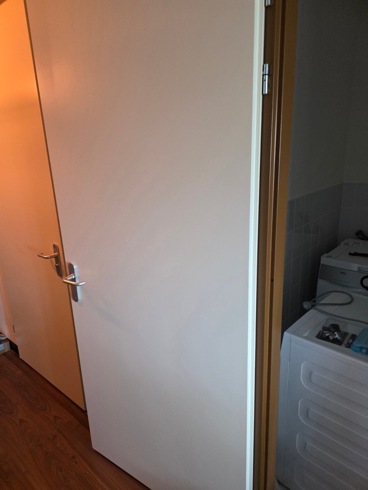 Binnendeur wit - Zo goed als nieuw 231.5x93, 80 tot 100 cm, 215 cm of meer, Binnendeur, Ophalen of Verzenden