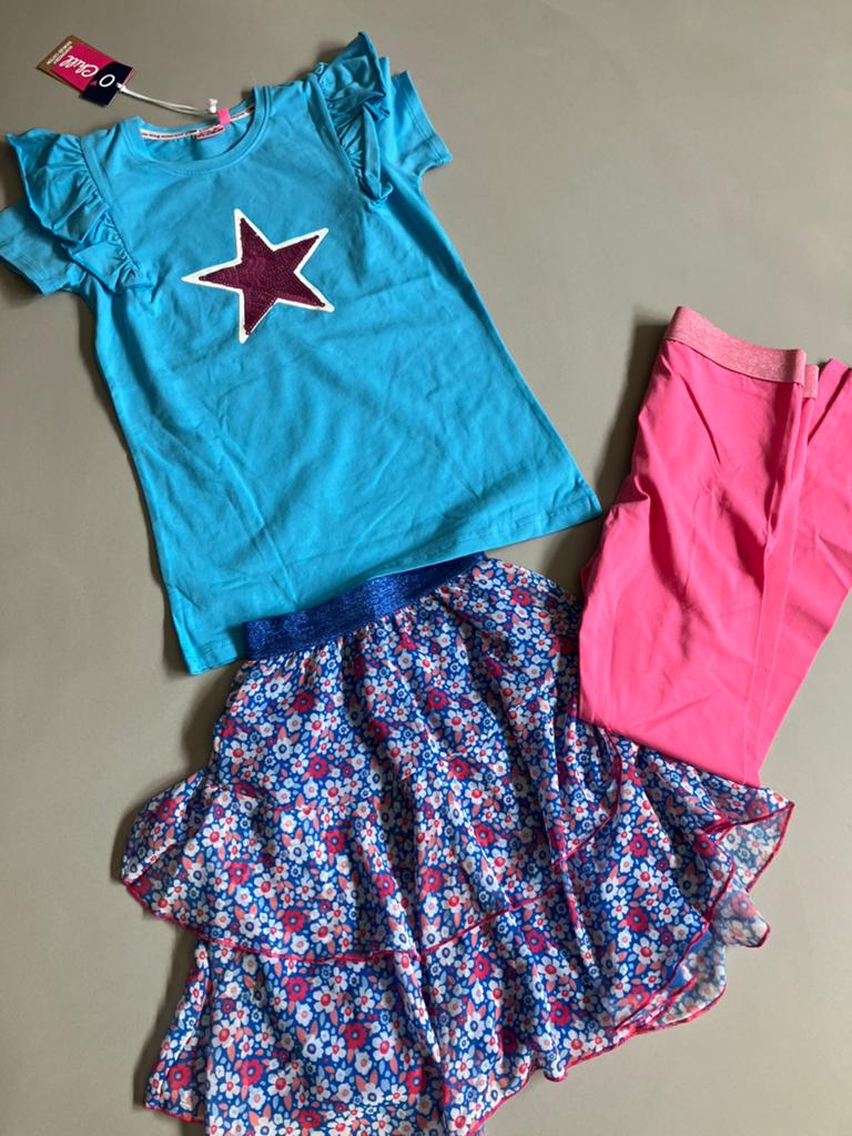 O’Chill set maat 152-158 nieuw rok shirt legging, Kinderen en Baby's, Kinderkleding | Maat 152, Ophalen of Verzenden, Nieuw, Meisje
