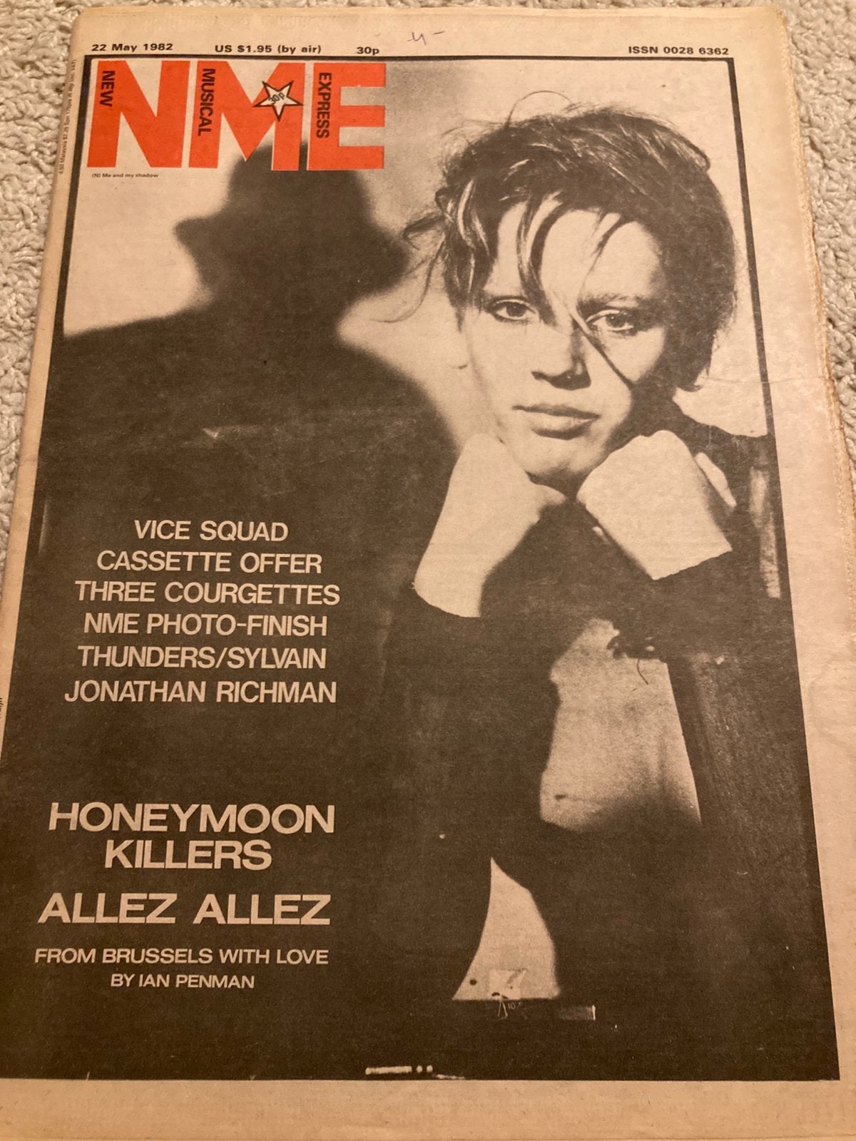 NME 1982 ALLEZ ALLEZ Johnny Thunders SYL SYLVAIN Native Hips, Ophalen of Verzenden, Muziek, Film of Tv