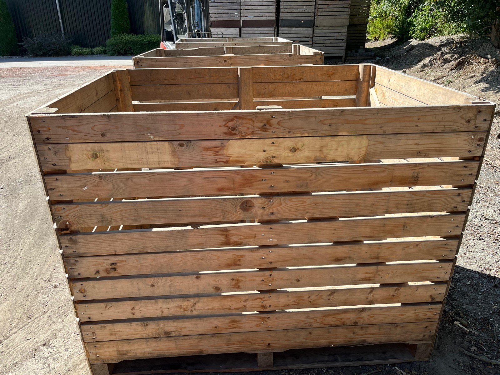Grote houten kisten voor opslag of transport, Gebruikt, 100 cm of meer, 60 cm of meer, Bak of Kist