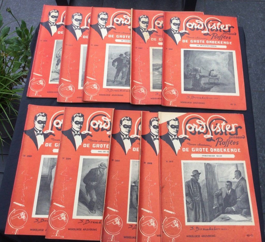 Lord Lister genaam Raffles. Breukelman. diverse nummers, Boeken, Ophalen of Verzenden, Gelezen, S. Breukelman