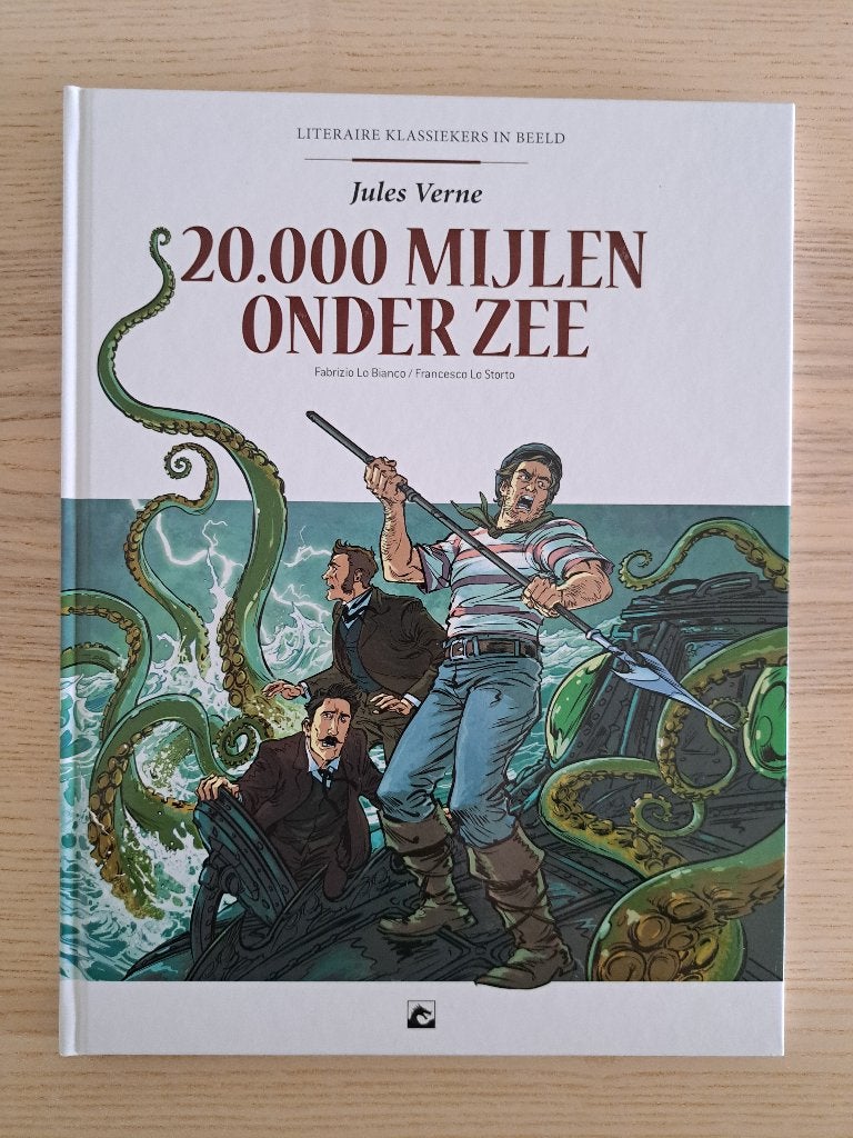 20.000 mijlen onder zee literaire klassiekers in beeld, Boeken, Eén stripboek, Ophalen of Verzenden