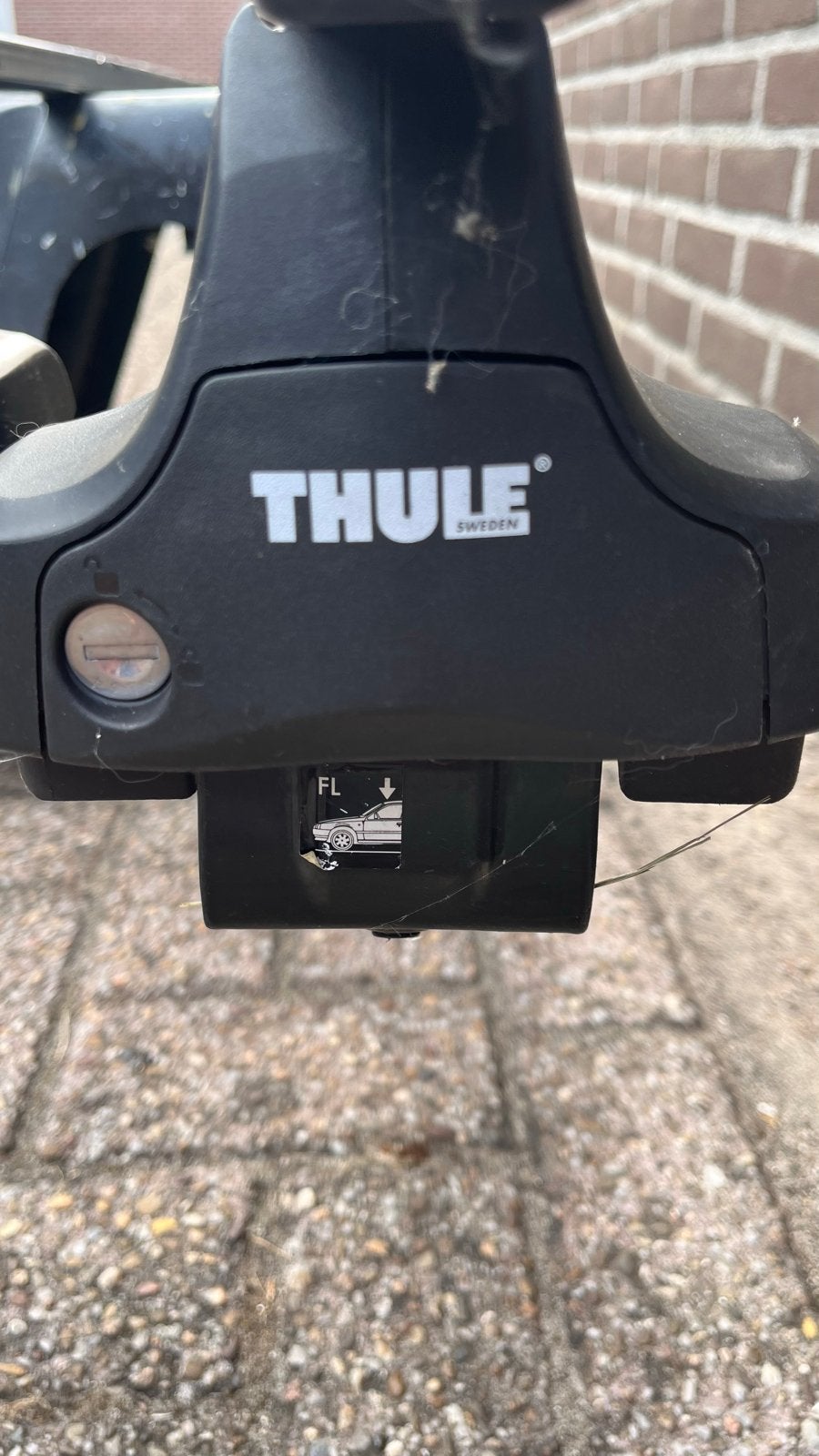 Volvo V50 Thule dakdragers - voor types zonder dakrails, Auto diversen, Dakdragers, Ophalen, Gebruikt