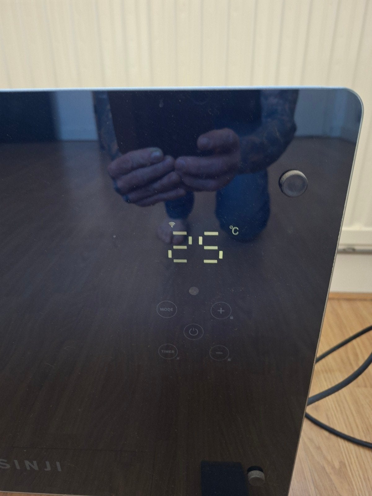 Sinji Smart Paneelverwarming - 1000W, 30 tot 80 cm, Radiator, Ophalen of Verzenden, Zo goed als nieuw