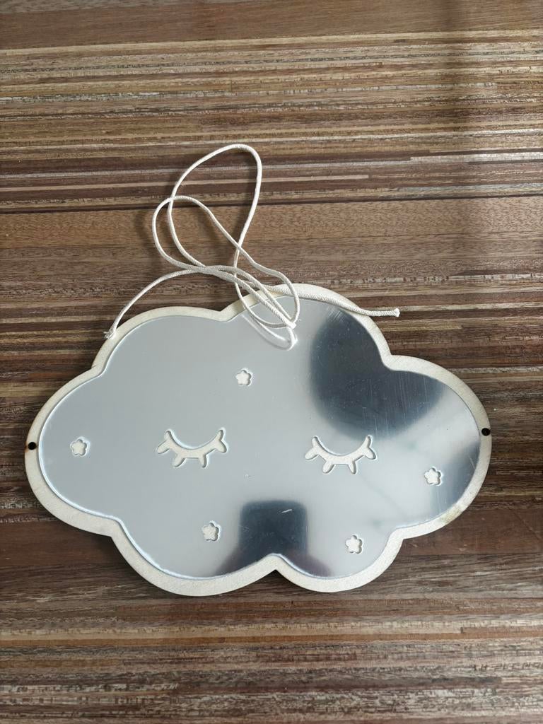 Hangende spiegel in de vorm van een wolk, Ophalen of Verzenden, Nieuw, Spiegel