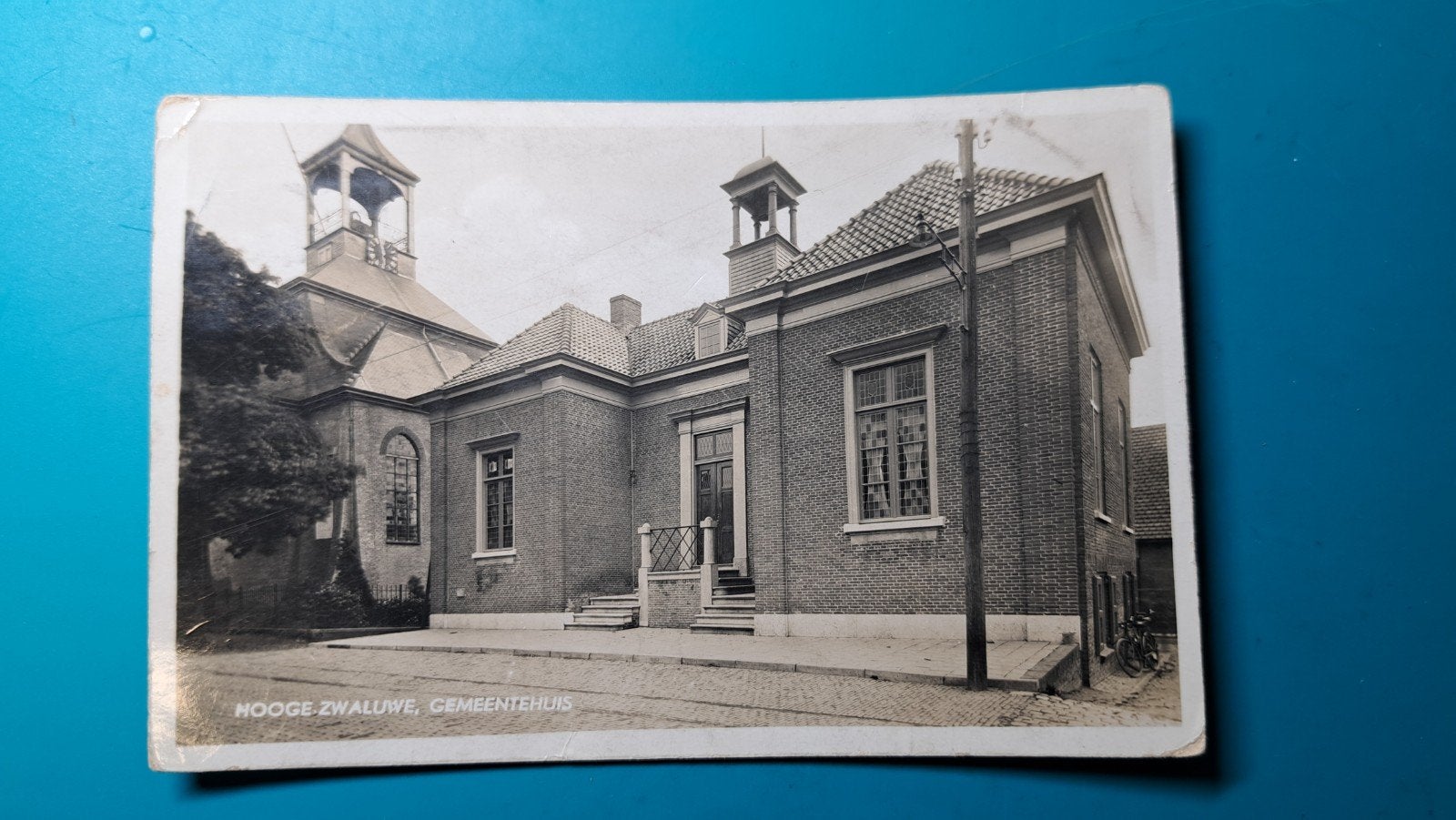 Hooge Zwaluwe Gemeentehuis 1937, Ophalen of Verzenden, 1920 tot 1940, Gelopen, Noord-Brabant