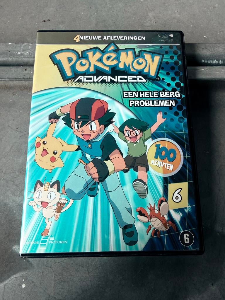 Pokémon Advanced: Een Hele Berg Problemen DVD, Cd's en Dvd's, Dvd's | Kinderen en Jeugd, Gebruikt, Tv fictie, Avontuur, Vanaf 6 jaar