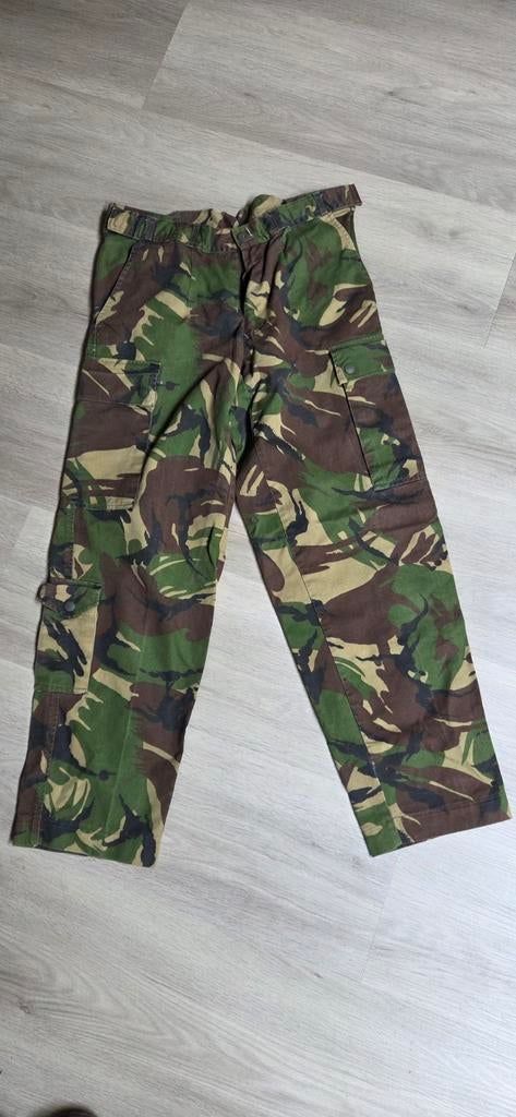 Legerbroek camouflage maat L / 88cm, Ophalen of Verzenden, Groen
