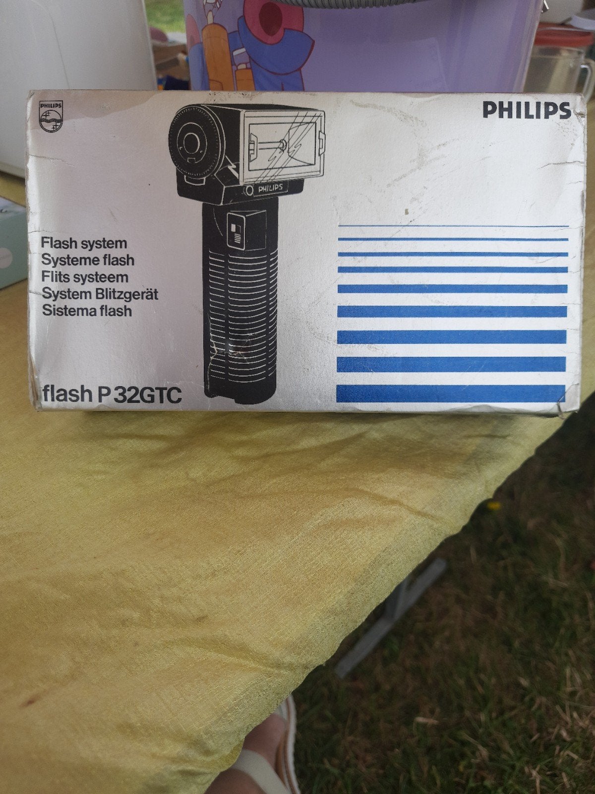 Philips Flash P32GTC Flitser - Vintage Camera Accessoire, Audio, Tv en Foto, Fotografie | Flitsers, Philips, Gebruikt, Voor analoge fotografie