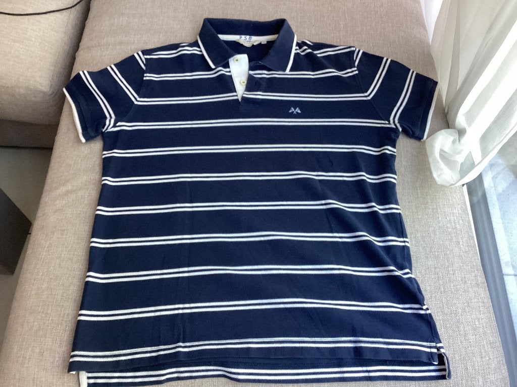 Originele Burberry polo maat XL, Blauw, Maat 56/58 (XL), Ophalen of Verzenden, Zo goed als nieuw