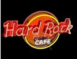 Hard Rock cafe neon licht reclame kroeg mancave bar gameroom, Ophalen of Verzenden, Zo goed als nieuw, Lichtbak of (neon) lamp