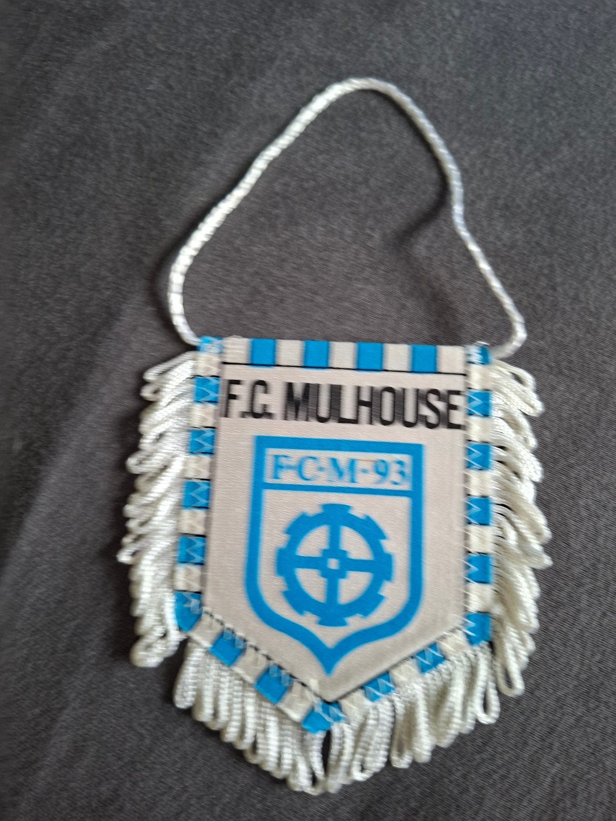 FC Mulhouse vaantje, Ophalen of Verzenden, Buitenlandse clubs, Vaantje of Sjaal