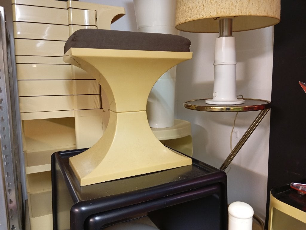 space age design kunststof kruk jaren 70 retro vintage 1970s, Kunststof, Gebruikt, ?, ?