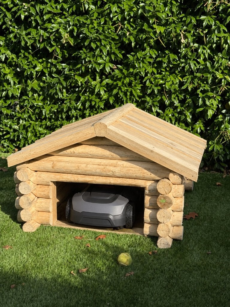 Elektrische grasmaaier | tuinhuis | hout | tuindecoratie, Ophalen, 200 tot 400 cm, Tuinhuis, 250 tot 500 cm