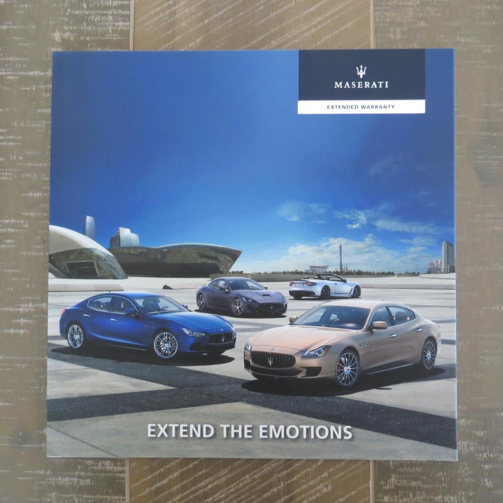 Brochure folder Maserati, Ophalen of Verzenden, Zo goed als nieuw, Overige merken
