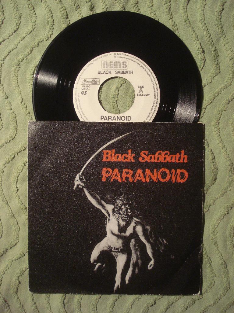 Black Sabbath 7" Single: Paranoid / Snowblind (Joegoslavië), Ophalen of Verzenden, Gebruikt, Rock en Metal