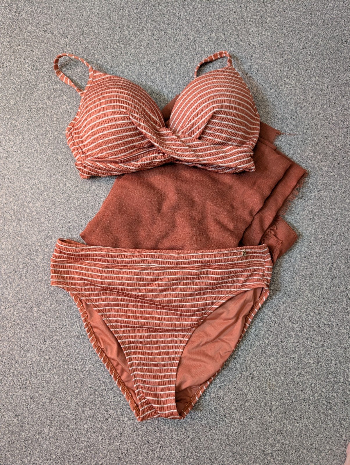 Beachlife bikini met omslagdoek - Zo goed als nieuw, Beachlife, Oranje, Ophalen of Verzenden, Zo goed als nieuw