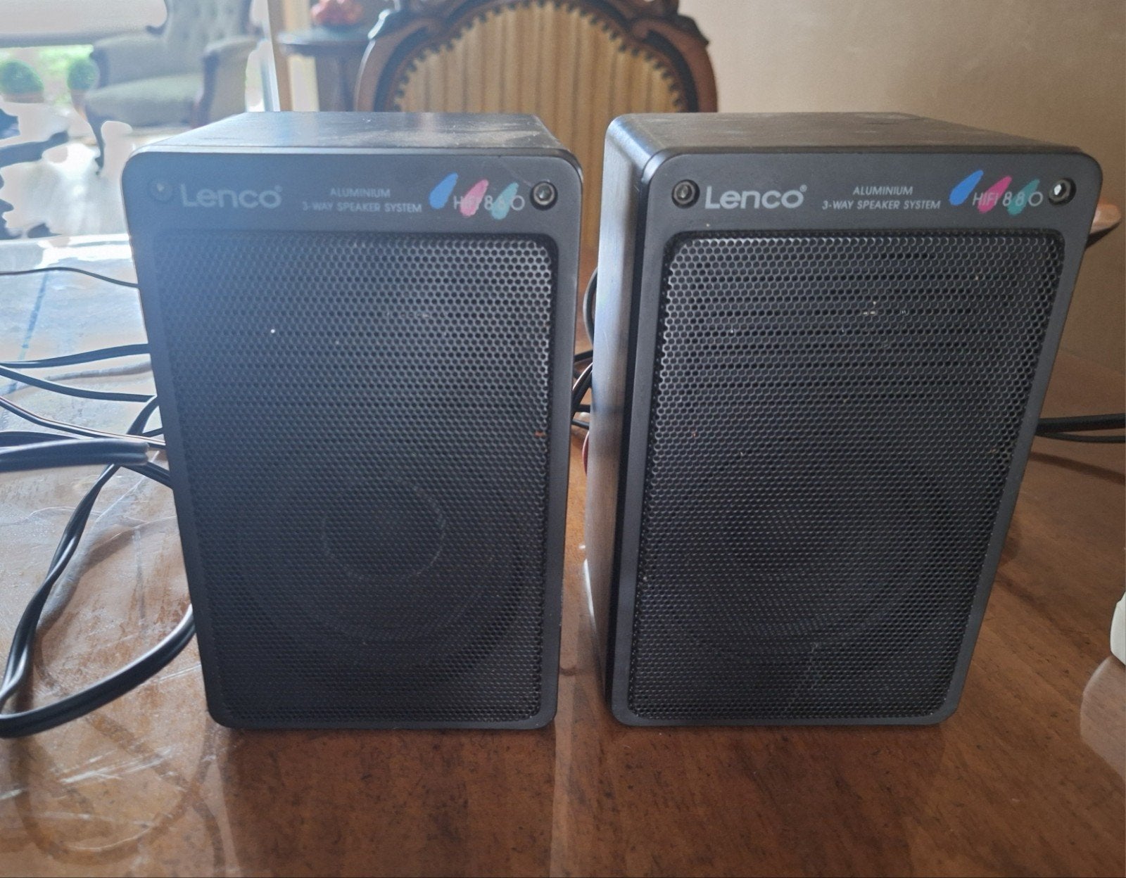Lenco speakers   prima vorm., Ophalen of Verzenden, Minder dan 60 watt, Front, Rear of Stereo speakers, Overige merken