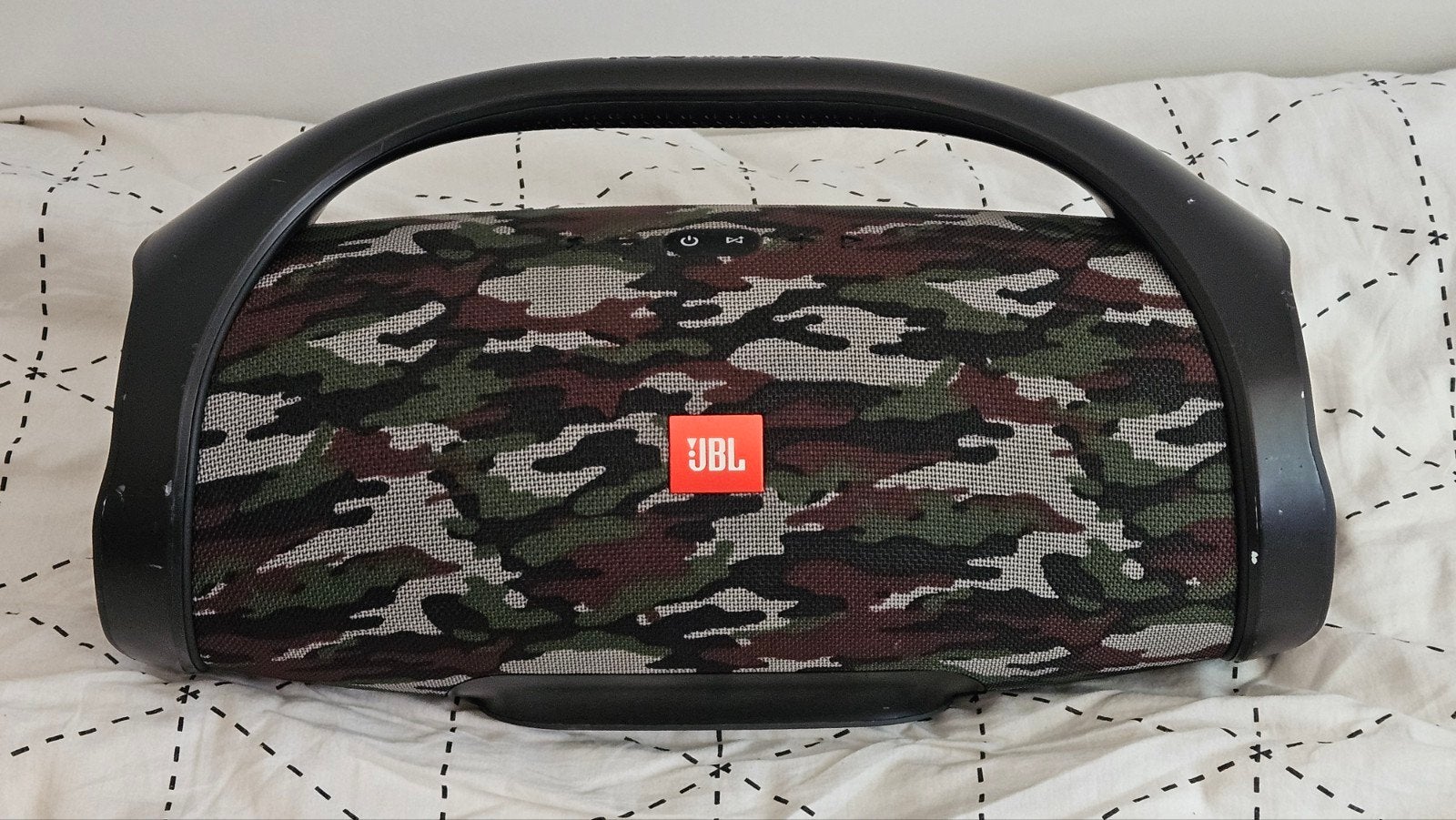 JBL Boombox (Camo / Gen 1), Audio, Tv en Foto, Luidsprekers, Ophalen, Bluetooth, JBL, Zo goed als nieuw
