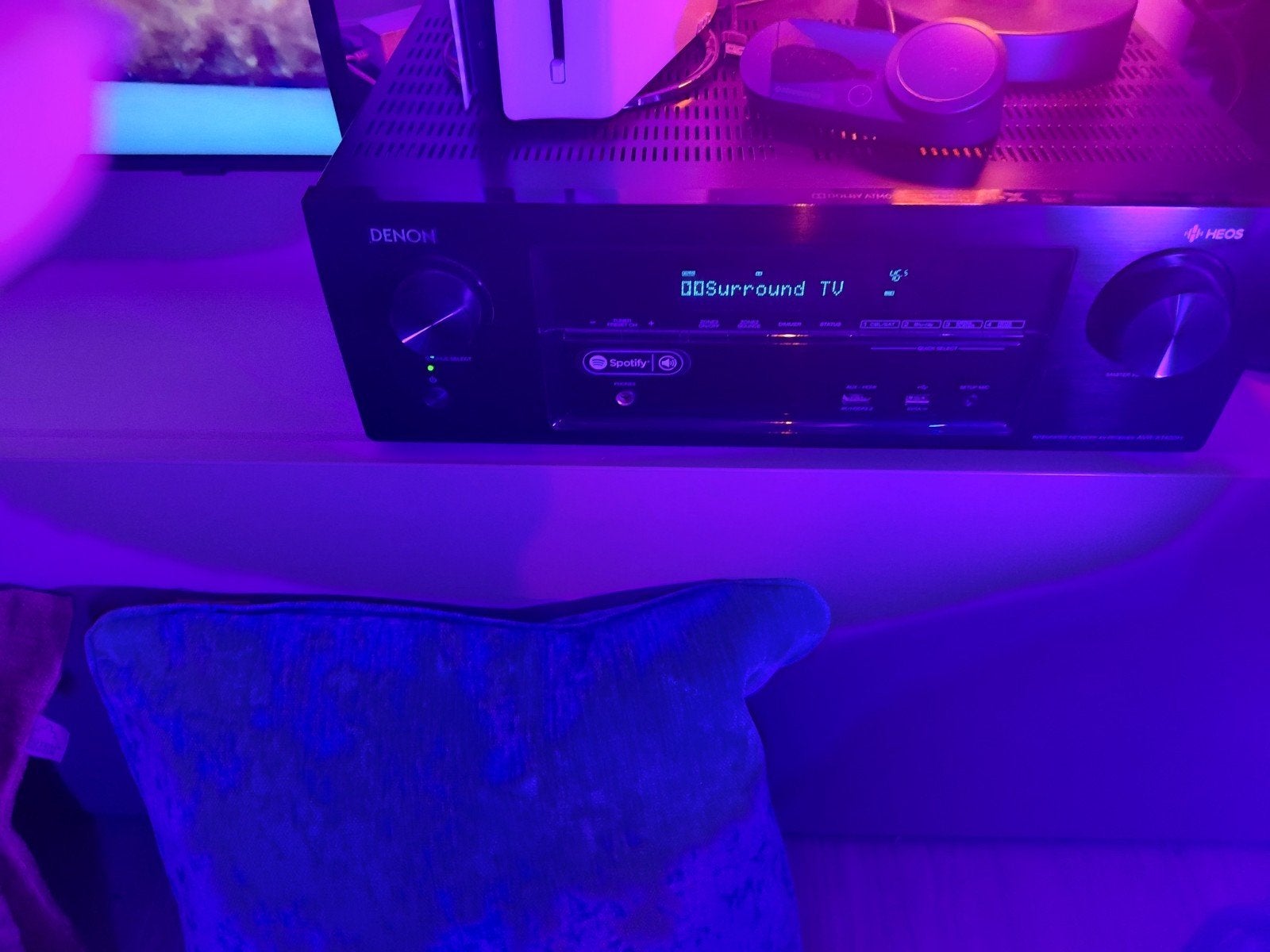 Denon AV-receiver met HEOS en Spotify Connect, Overige systemen, Denon, Ophalen of Verzenden, Zo goed als nieuw