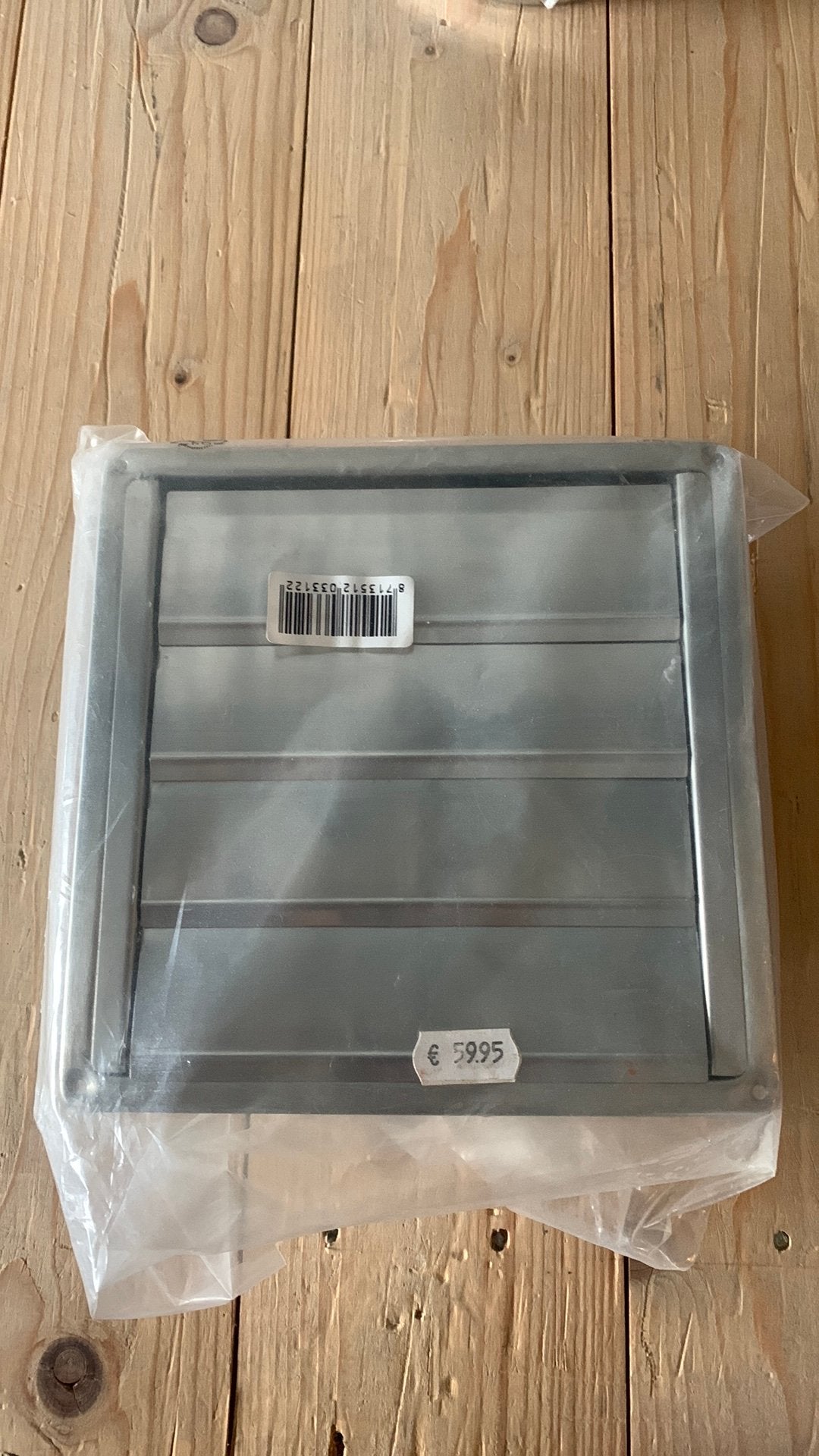 Nedco RVS lamellenrooster Ø125 mm – Gevelrooster – Nieuw, Nieuw, Ophalen of Verzenden, X, X