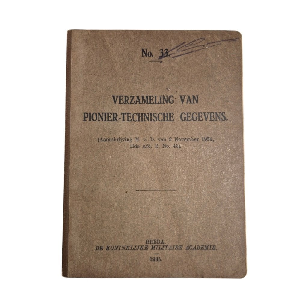 Nederlands voorschrift No.33, -, -, Ophalen of Verzenden, -