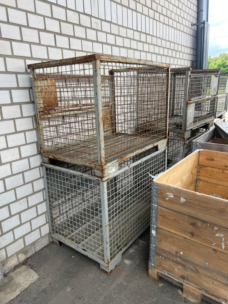 Metalen gaascontainer / stapelbakken –(meerdere beschikbaar), Ophalen, Gebruikt, 100 cm of meer, 60 cm of meer