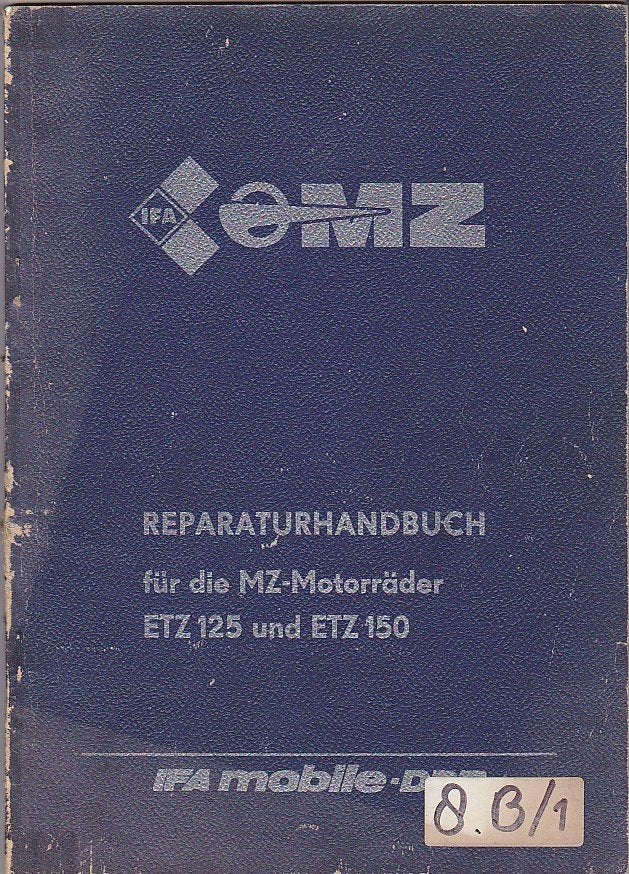 MZ ETZ125 ETZ150 reparatie boek werkplaatsboek, Motoren, Verzenden, Overige merken
