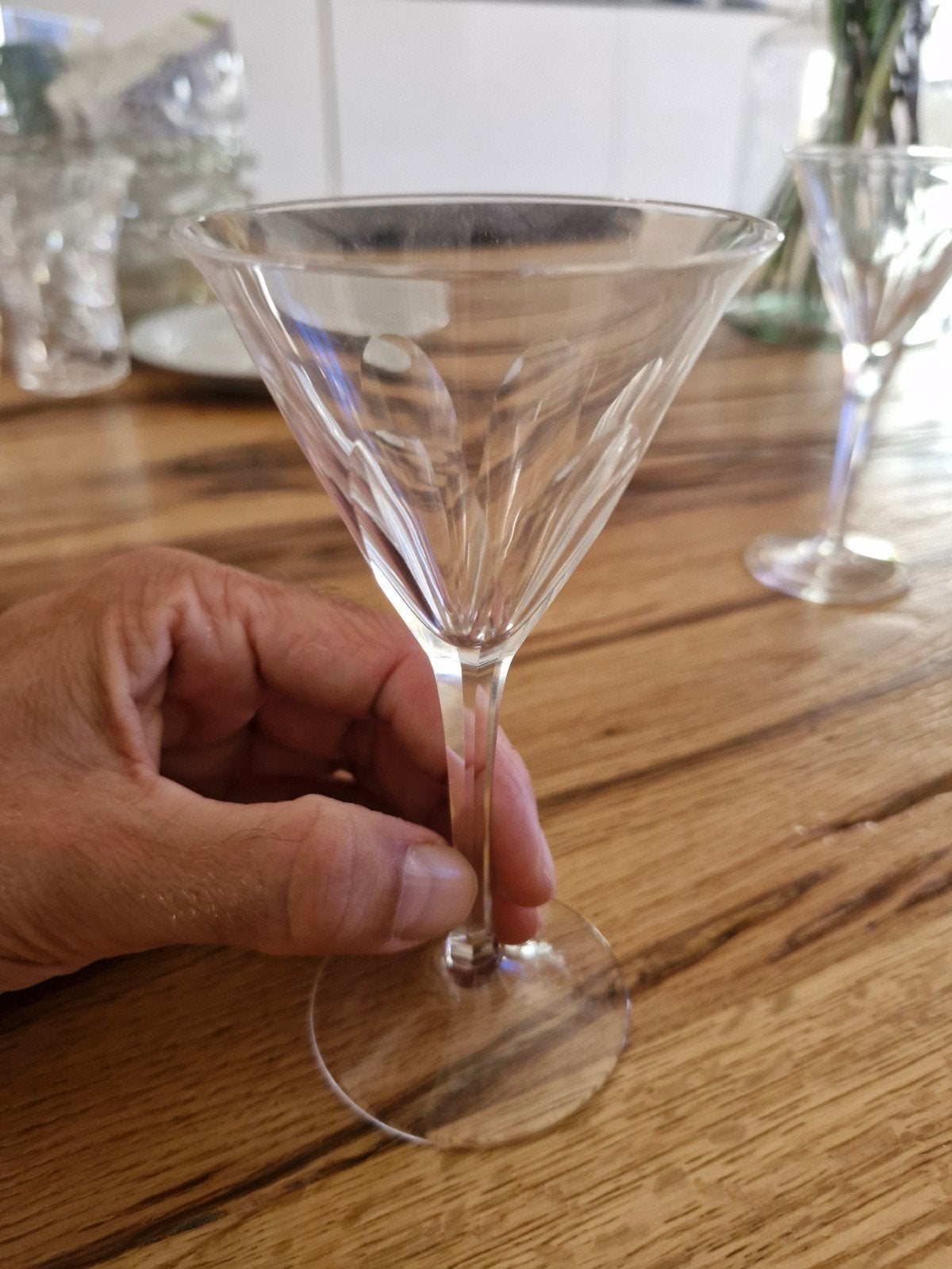 Set van 3 vintage cocktailglazen, Ophalen
