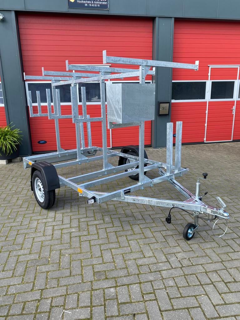 Nieuw steiger aanhanger te koop, Doe-het-zelf en Verbouw, Steigers, Ophalen, Overige typen, 8426AP, 5 meter of hoger