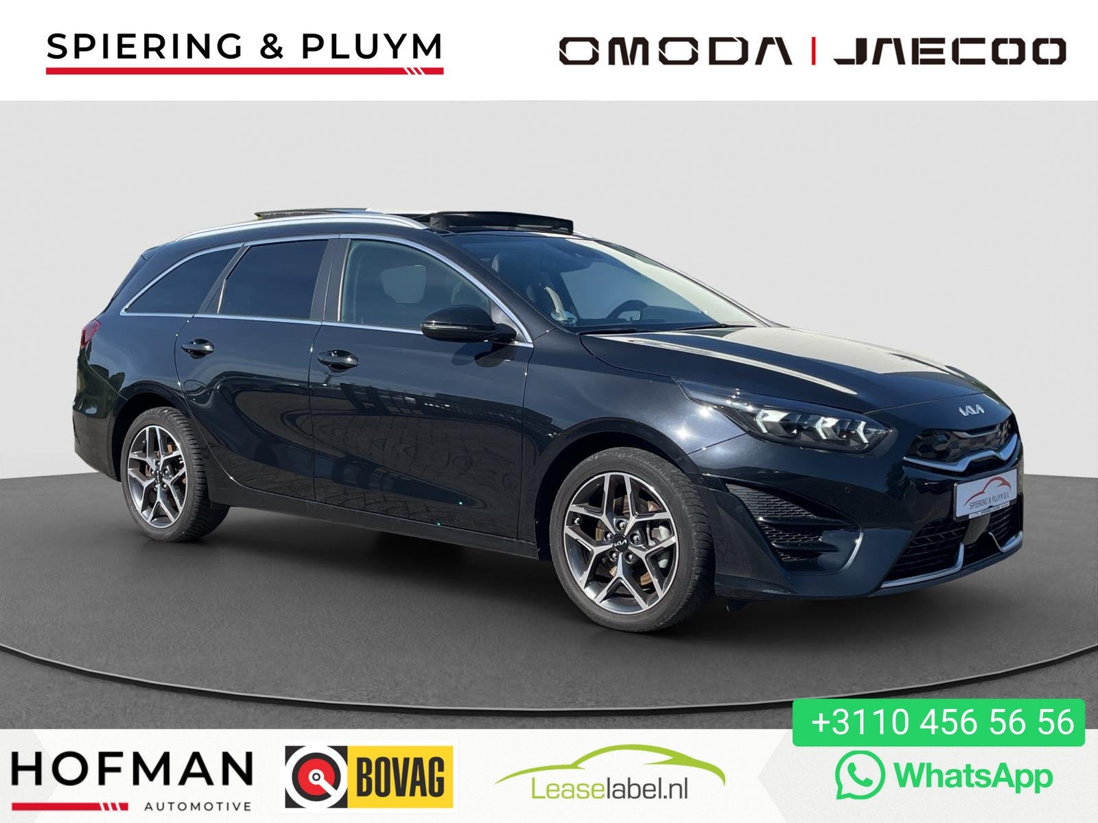 Kia Ceed Sportswagon 1.6 GDI PHEV ExecutiveLine | Facelift |, Auto's, Dealer onderhouden, Gebruikt, Zwart, 71 km/l