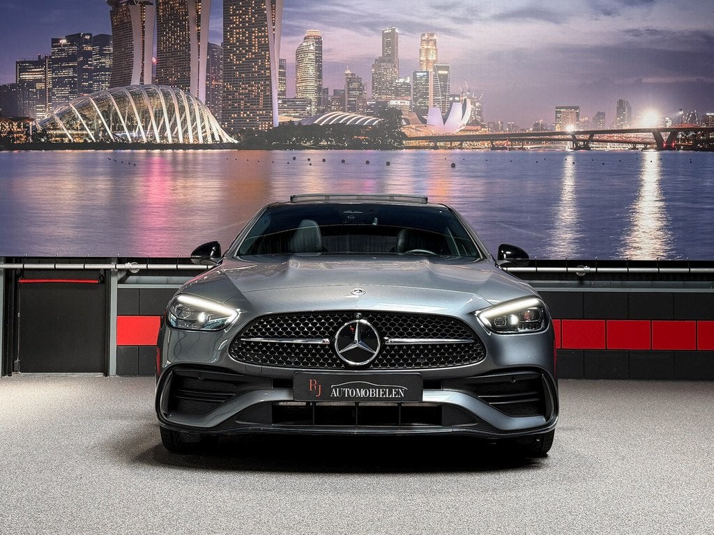 Mercedes-Benz C-Klasse C300 e AMG |Memory|HeadUp||Sfeer|Pano, Automaat, 12 maanden, Achterwielaandrijving, Bedrijf