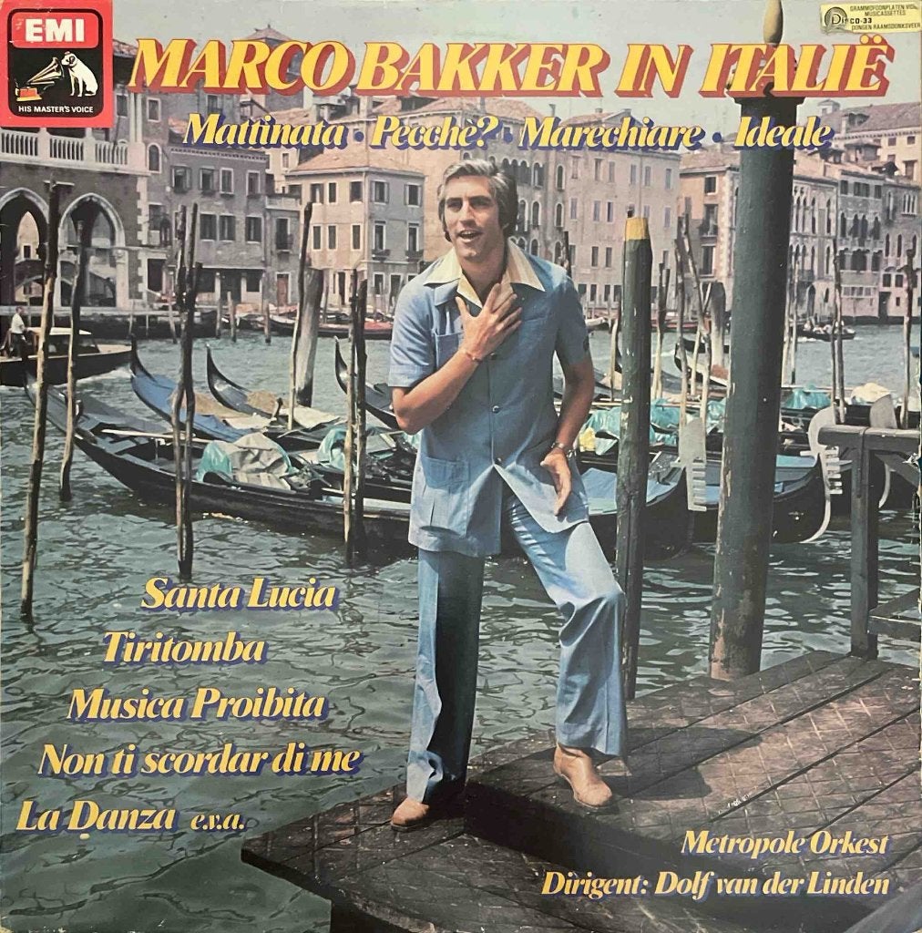 Marco Bakker - Marco Bakker In Italië, LP, Gebruikt, Overige componisten, Ophalen of Verzenden