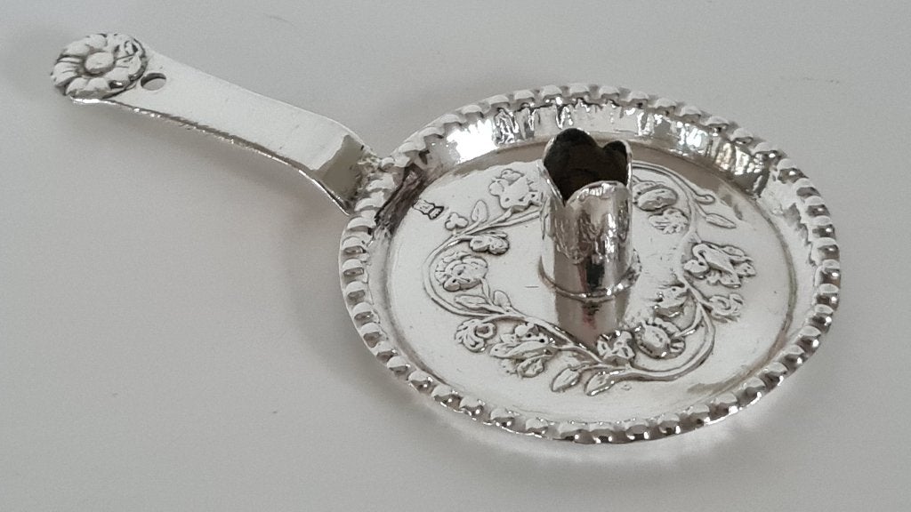 Zilveren Miniatuur Renaissance Blaker 17e eeuw gekroonde “V”, Antiek en Kunst, Ophalen of Verzenden, Zilver