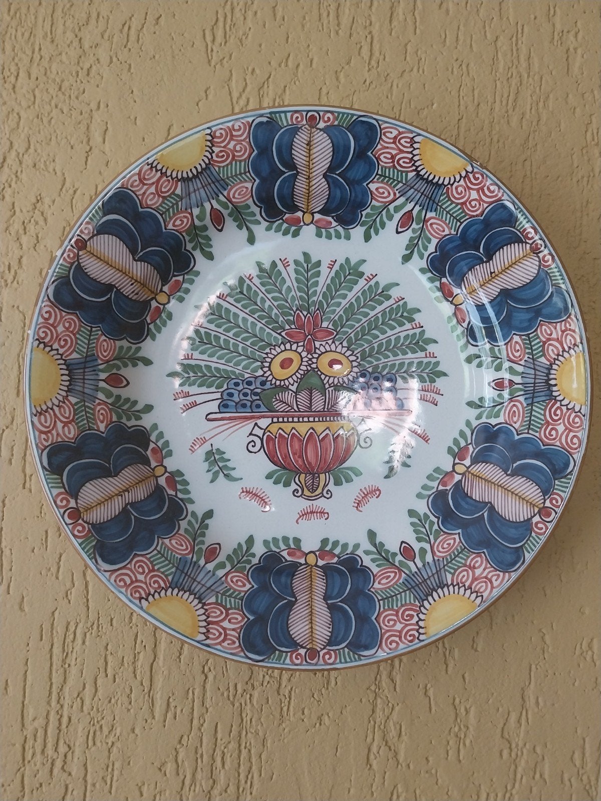 Makkum Aardewerk: Diverse Handgeschilderde Items, Antiek en Kunst, Ophalen