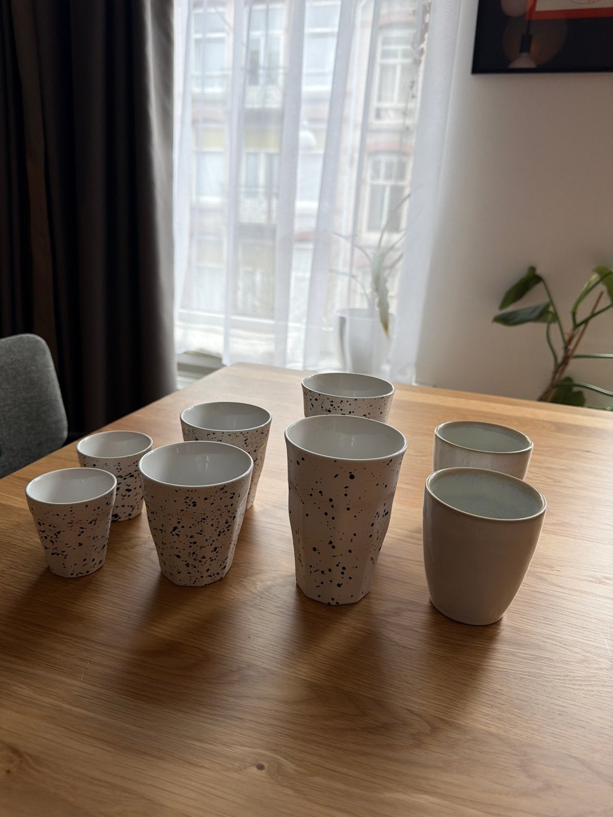 Hema koffie/thee/water bekers - set van 7, Ophalen, Hema, Gebruikt, Keramiek