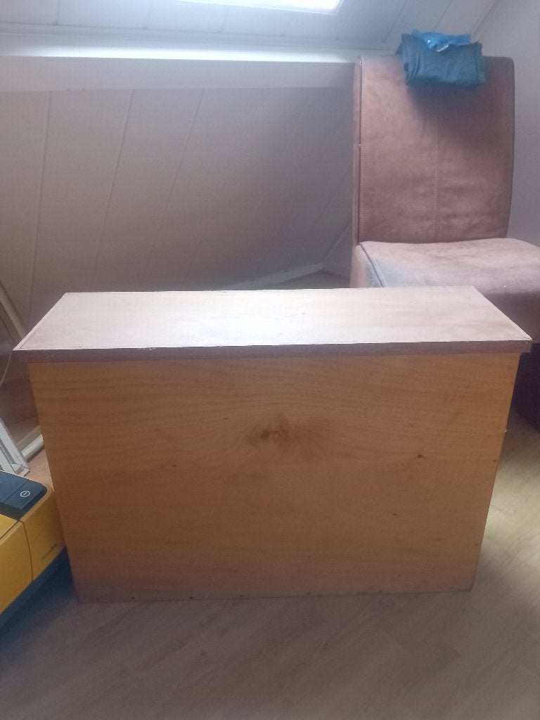 Houten opberg kist, Ophalen, 50 – 75, Minder dan 50 cm, 50 tot 100 cm