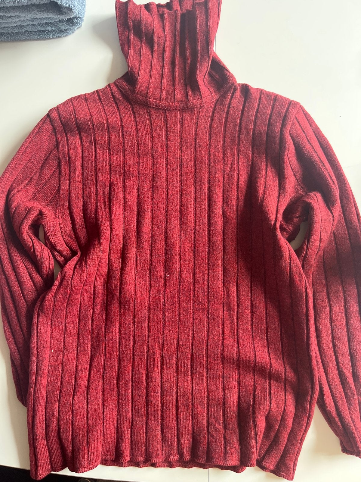 Copines coltrui rood geribd maat M, Ophalen, Zo goed als nieuw, Maat 38/40 (M), Rood