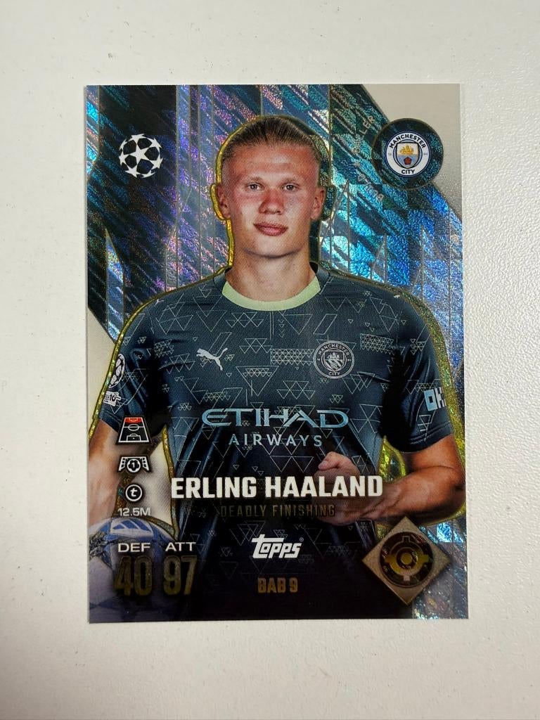 Erling Haaland Build a baller Match Attax Extra 2026, Ophalen of Verzenden, Nieuw, Buitenlandse clubs, Poster, Plaatje of Sticker
