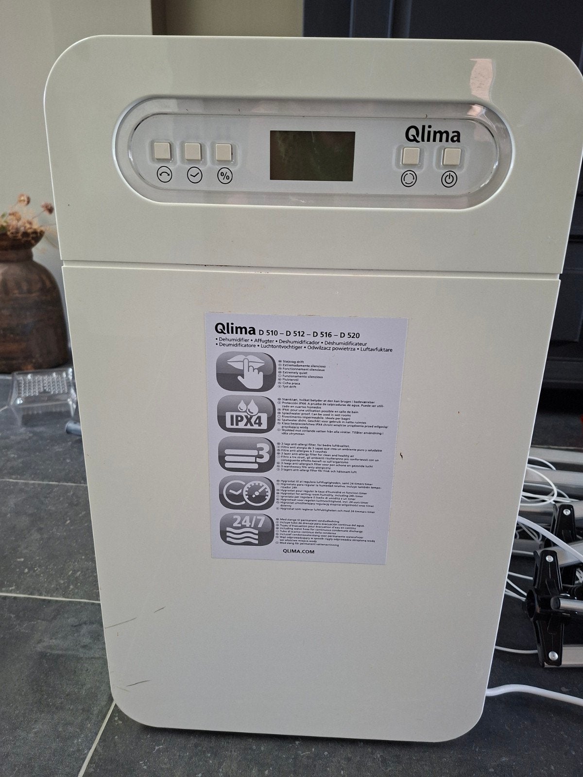 Luchtontvochtiger Qlima, Ophalen, Zo goed als nieuw, Luchtreiniger