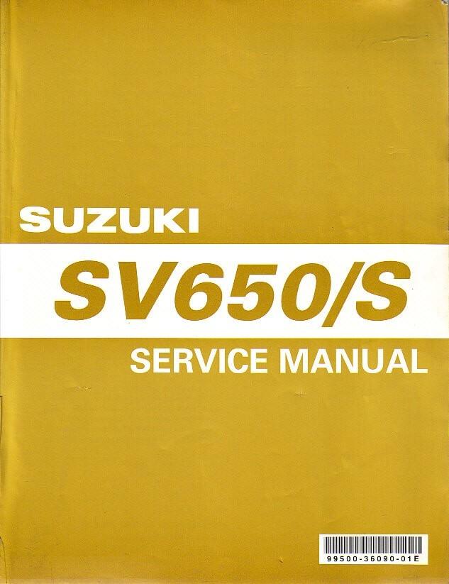 Suzuki SV650 en SV650 S Service manual (4622z), Ophalen of Verzenden, Suzuki