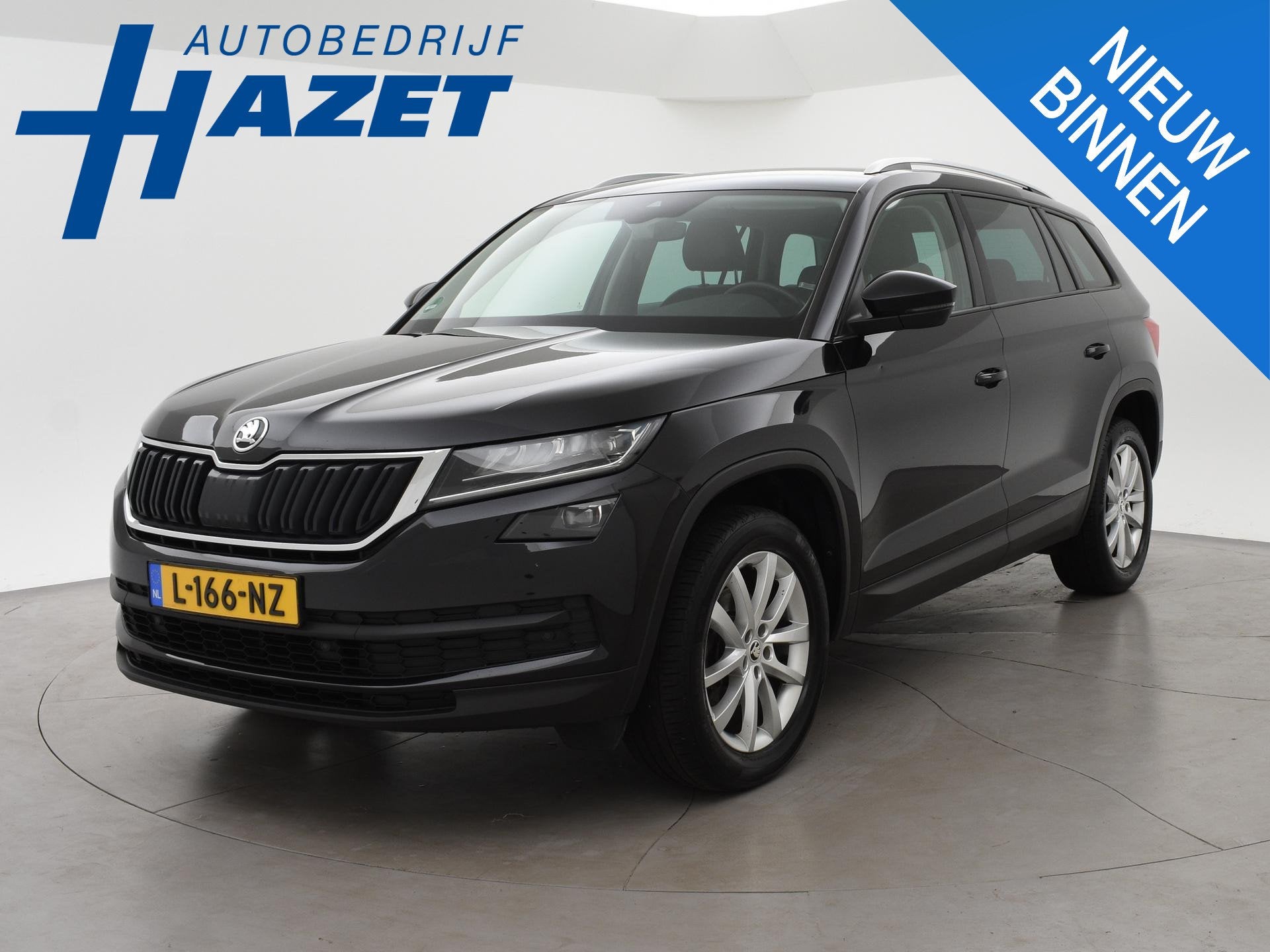 Skoda Kodiaq 1.5 TSI 150 PK + WEGKL. TREKHAAK 1800 KG | CARP, Auto's, Skoda, Voorwielaandrijving, 4 cilinders, 150 pk, Leder en Stof